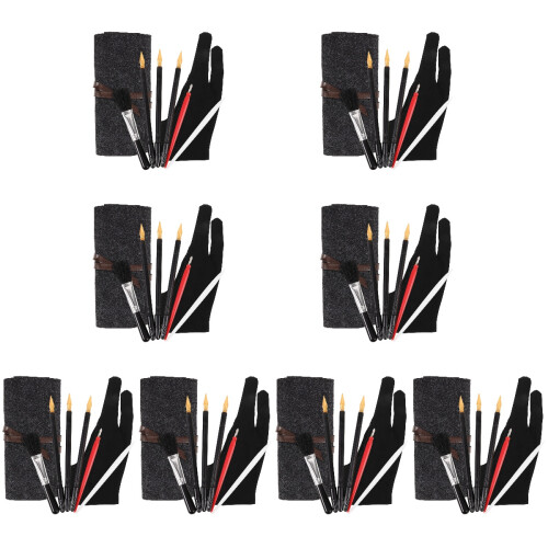 8Sets Comfortable Grip Scratch Drawing Tools Kit for Children Crafts 2