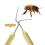 2Pcs Precision Aluminum Bee Shift Needle Yellow for Home Beekeeper Use 8