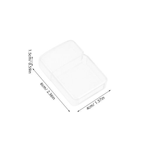 Transparent Plastic Lighter Storage Case Outdoor Protective Sleeve 2