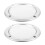 4Pcs Silver Car Speaker Grill Covers Metal Mesh Protective 1
