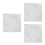 3Pcs Beginner Friendly White Embroidery Cloth for Rug and Craft Use 3