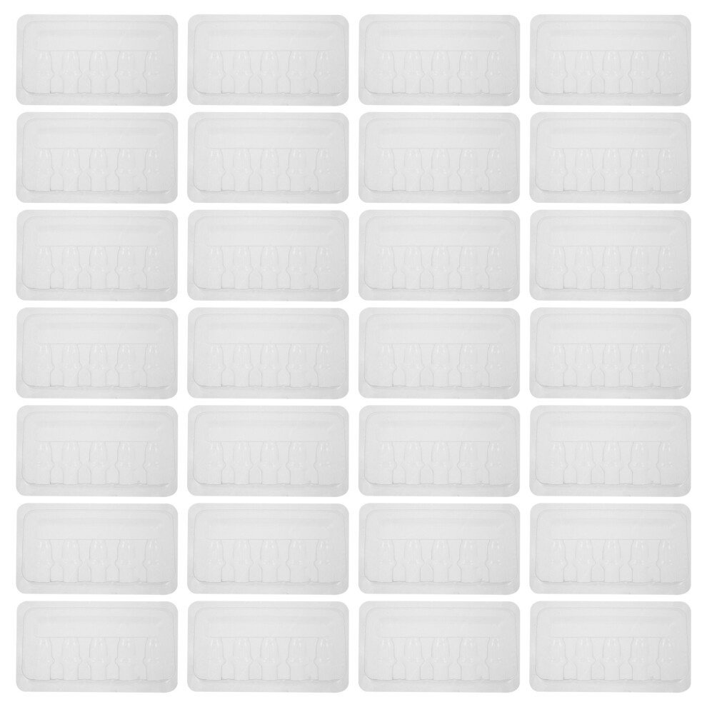 Aboofan 100Pcs Transparent Pigment Holder Organizer
