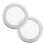 4Pcs Silver Car Speaker Grill Covers Metal Mesh Protective 3