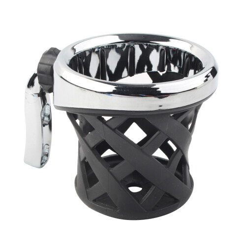 4Pcs Lightweight Aluminum Motorcycle Drink Holder Perch Mount Silver