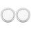 4Pcs Silver Car Speaker Grill Covers Metal Mesh Protective 2