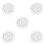 5Pcs Transparent PVC Round Tablecloth Waterproof Elastic Edge Cover 4