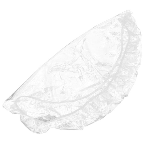 5Pcs Transparent PVC Round Tablecloth Waterproof Elastic Edge Cover 1
