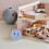 Sky-Blue Soft Mini Doll Sofa Foam Seat for Car Dashboard Display 4