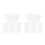 20Pcs White PVC Boot Shape Holders for High Boots Long Boot Support 5