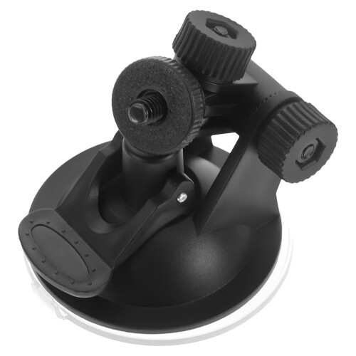 4Pcs Black Car Camera Suction Cup Mount Plastic Metal Durable Holder