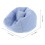 Sky-Blue Soft Mini Doll Sofa Foam Seat for Car Dashboard Display 2