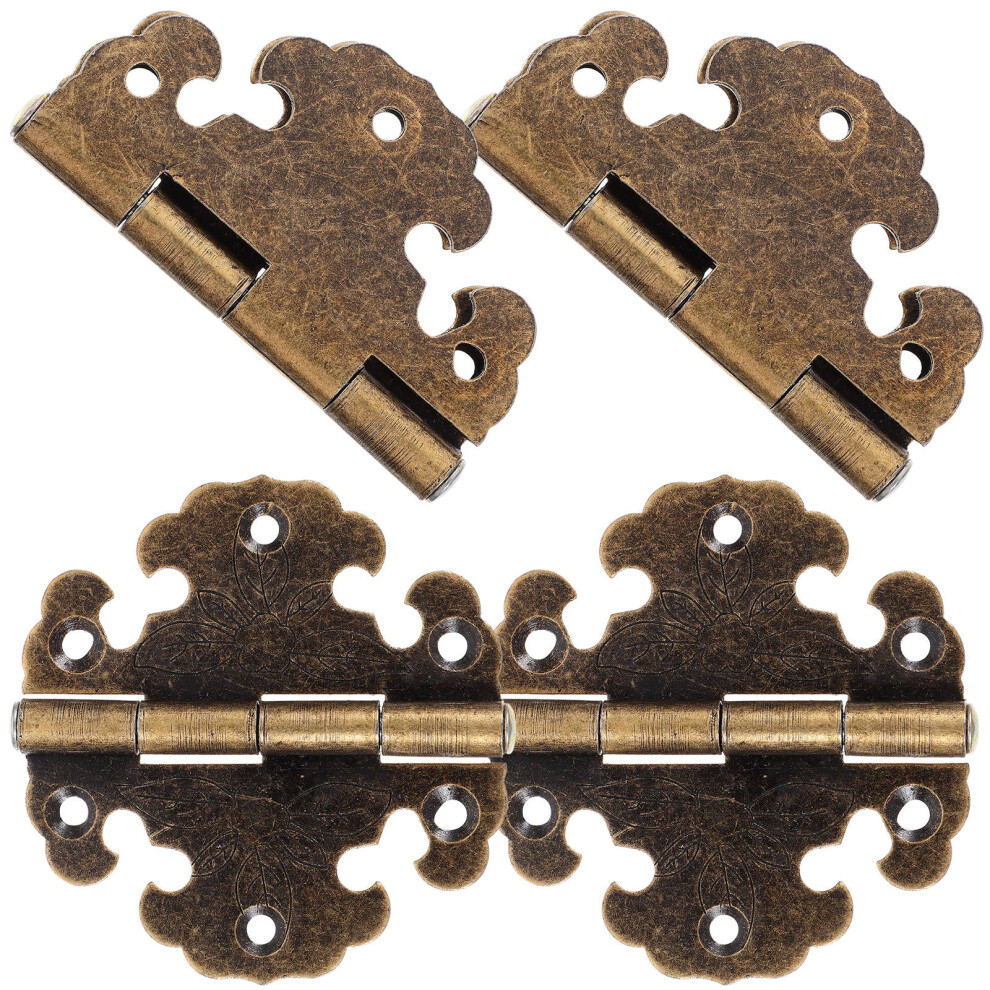 16Pcs Classic Vintage Zinc Alloy Hinges Durable For Cabinet Doors 3622678728573
