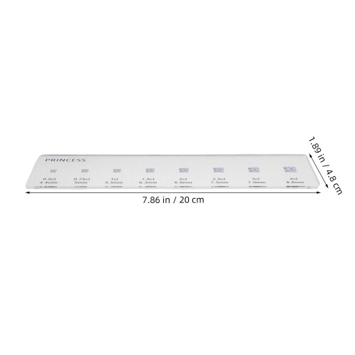 Transparent Acrylic Ring Gauge and Diamond Guide for Detection 2
