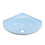 Sky-Blue Floating Wall Hung Plastic Bathroom Basin 1