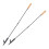 4Pcs Versatile Fire Pit Poker Tool with Wooden Handle for Campfire Use 3