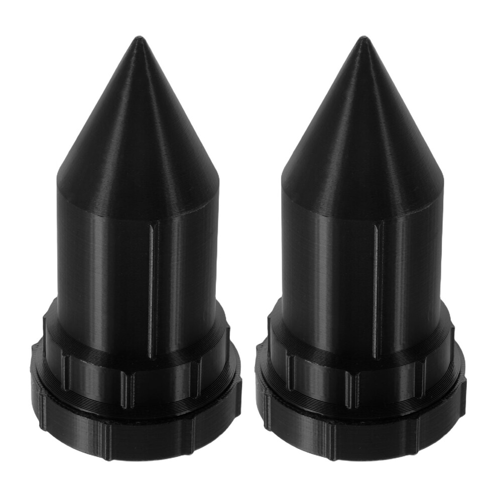 2Pcs Outdoor Key Hider Black Plastic Sprinkler Head Hideaway Safe Box 3622460762679