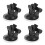 4Pcs Black Car Camera Suction Cup Mount Plastic Metal Durable Holder 7
