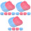 18Pcs Small Hamster Bowls Washable Rat Supplies 3
