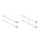 4Pcs Versatile Fire Pit Poker Tool with Wooden Handle for Campfire Use 4