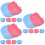 18Pcs Small Hamster Bowls Washable Rat Supplies 7