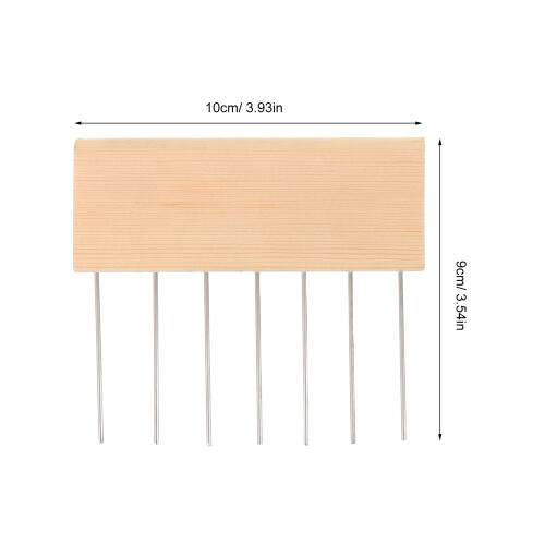 4Pcs Artist Paint Tools Wood Handle Texture Combs for Canvas Painting 1