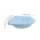 Sky-Blue Floating Wall Hung Plastic Bathroom Basin 3
