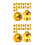 40Pcs Gold Plastic Flagpole Topper Elegant Ball Ornament for Flags 4
