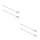 4Pcs Versatile Fire Pit Poker Tool with Wooden Handle for Campfire Use 5