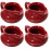4Pcs Ceramic Gravy Bowls Boats for Storage Use 6