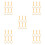30Pcs Baby Walking Assistant Pull Rings Light Yellow Safe Playpen Grip 6