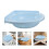 Sky-Blue Floating Wall Hung Plastic Bathroom Basin 7