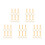 30Pcs Baby Walking Assistant Pull Rings Light Yellow Safe Playpen Grip 4