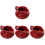 4Pcs Ceramic Gravy Bowls Boats for Storage Use 3