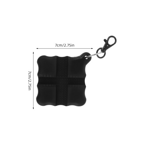 Black Silicone Arrow Puller Portable with Belt Clip for Archery 2