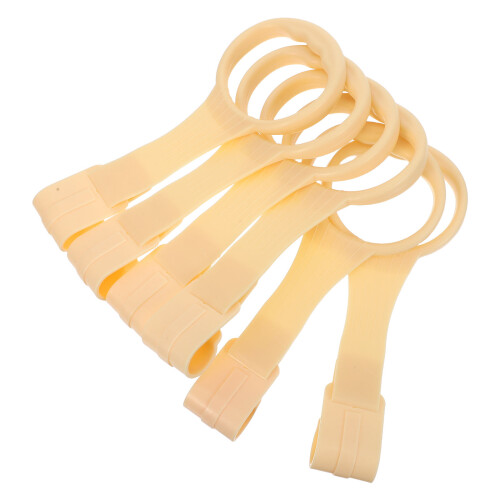 30Pcs Baby Walking Assistant Pull Rings Light Yellow Safe Playpen Grip 2