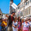 ABS Hand Held Sign Double-Sided Portable Tour Guide Stand 4