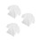 3Pcs White Coats Breathable Polyester Cotton Doctor Costume 6