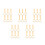 30Pcs Baby Walking Assistant Pull Rings Light Yellow Safe Playpen Grip 10