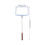 ABS Hand Held Sign Double-Sided Portable Tour Guide Stand 2