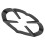 2Pcs Black Iron Wok Ring Stand Stove Accessory Durable Kitchen Mat 2