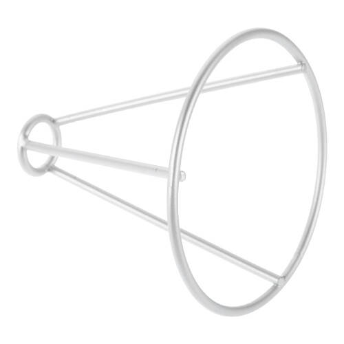 3Pcs Grey Iron Seed Rack Holder with Dual Ring for Home Hydroponics 1