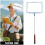 ABS Hand Held Sign Double-Sided Portable Tour Guide Stand 7