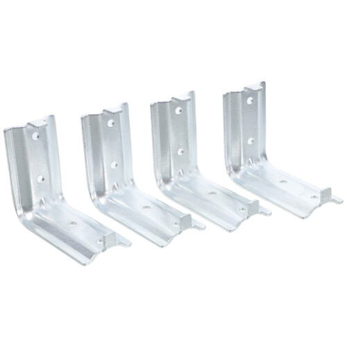 12Pcs Durable Metal Fire Extinguisher Mounts Silver Wall Hook Brackets 1