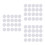 150Pcs Accessories White Plastic Noise Maker Insert Balls 5