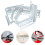 12Pcs Durable Metal Fire Extinguisher Mounts Silver Wall Hook Brackets 11