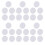 150Pcs Accessories White Plastic Noise Maker Insert Balls 2