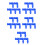 25Pcs Blue Rubber Plug Caps Durable Replacement Boots 5