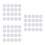 150Pcs Accessories White Plastic Noise Maker Insert Balls 7