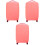 3Pcs Pink Suitcase Protector Cover Luggage Case Shield 3