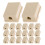 20Pcs Single Hole Phone Line Cable Splitter Plastic Junction Box Beige 1